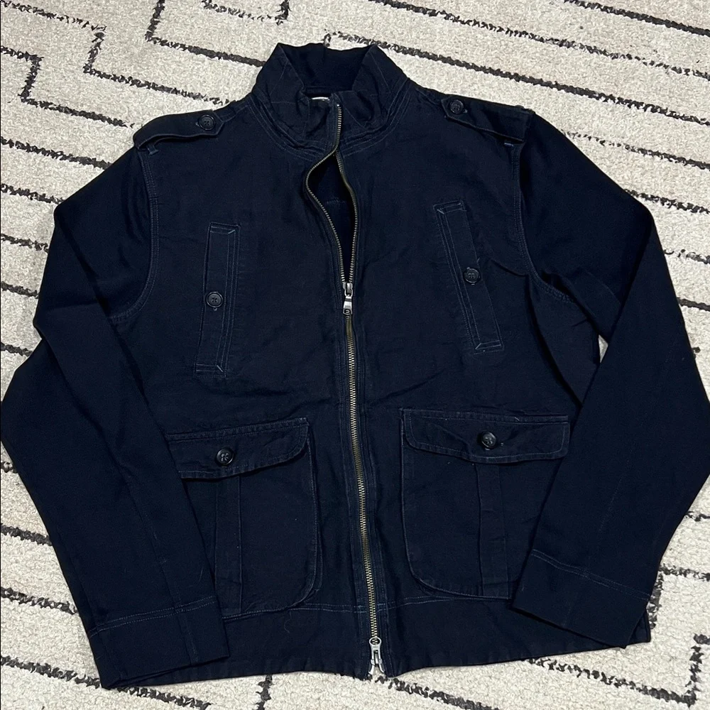Banana Republic Men's Utility Field Navy Jacket
